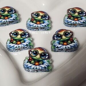 Turtle Beads 2 Pcs Focal Bead Beaded Pen Jewelry Making Charms Acrylic